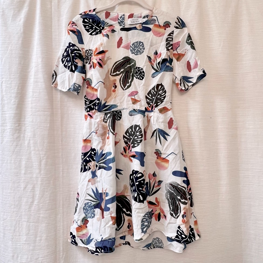 Paris Atelier & Other Stories Printed Mini Dress
